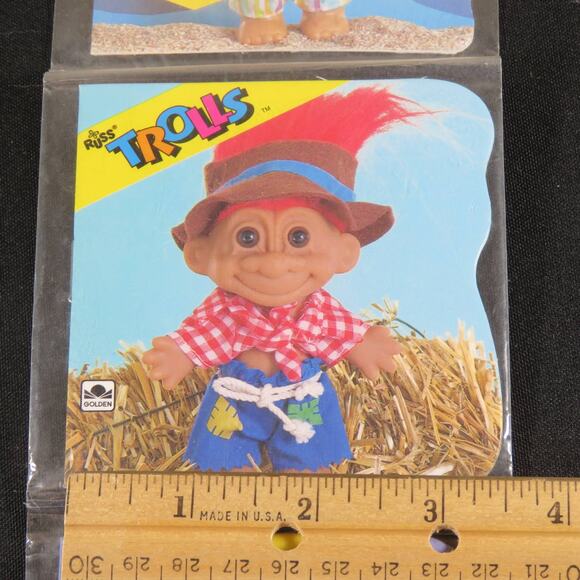 Vintage 1992 Trolls Mini Fun Books Set - Golden Books - Collectible Activity Set - Picture 6 of 16